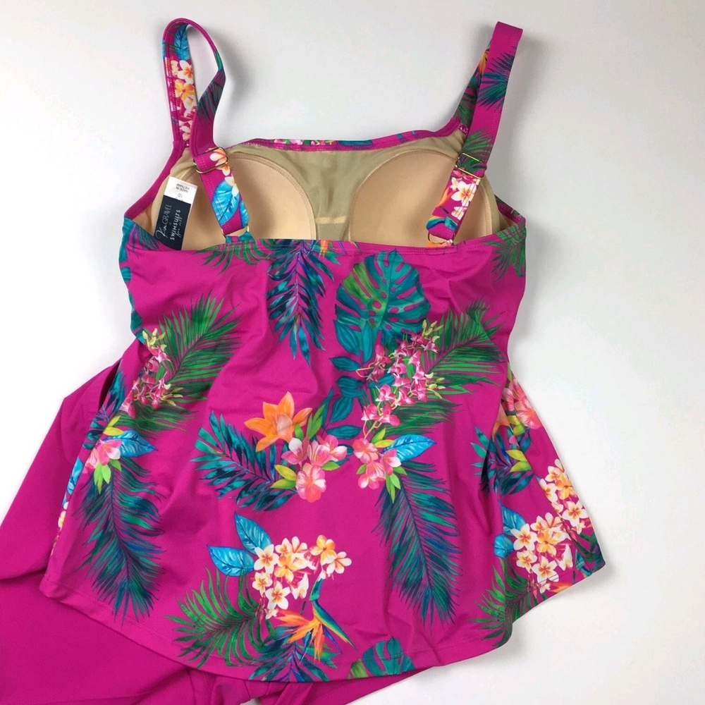 Tropical Pink Tankini Set - Picture 3 of 5